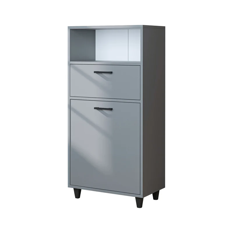 RIM - KİRLİ SEPETLİ ÇOK AMAÇLI DOLAP - 125 CM