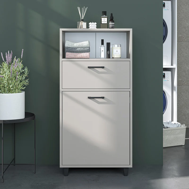 RIM - KİRLİ SEPETLİ ÇOK AMAÇLI DOLAP - 125 CM
