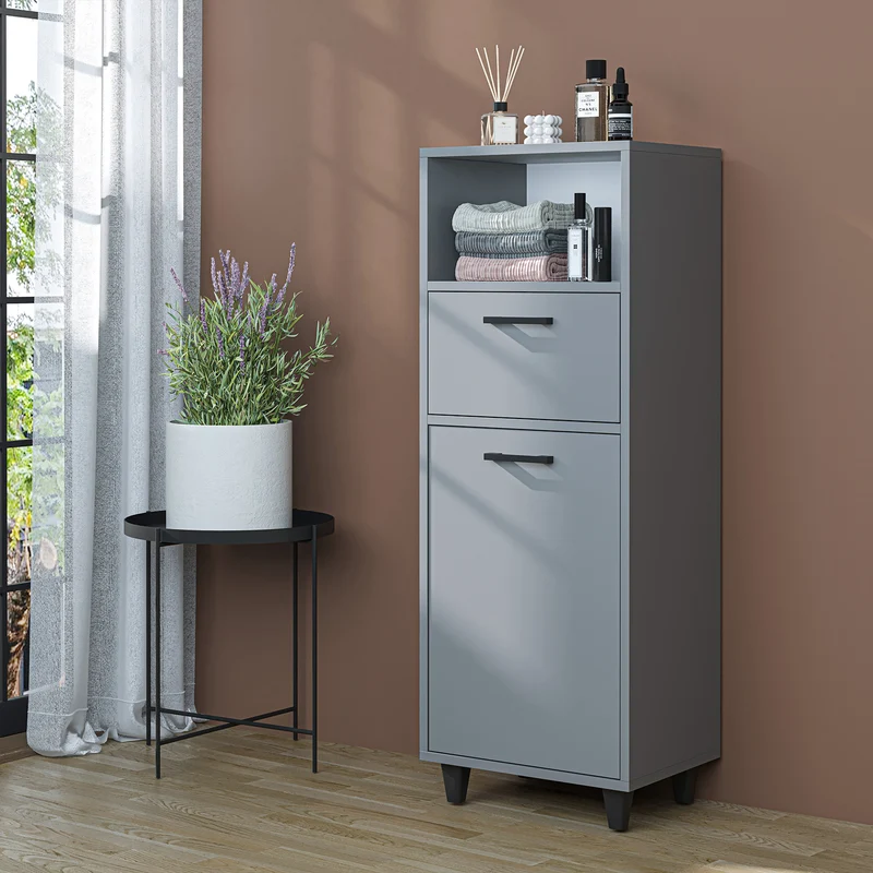 RIM - KİRLİ SEPETLİ ÇOK AMAÇLI DOLAP - 125 CM