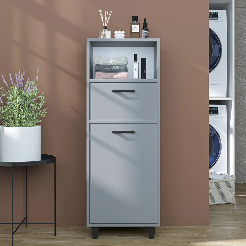 RIM - KİRLİ SEPETLİ ÇOK AMAÇLI DOLAP - 125 CM
