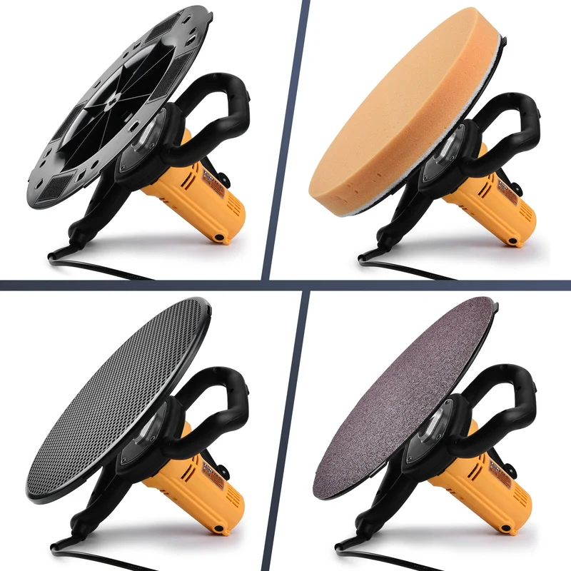 2-in-1 Putzglättmaschine + Betonmischer – 1680W, LED, 6-Gang Drehzahl, Vielseitig