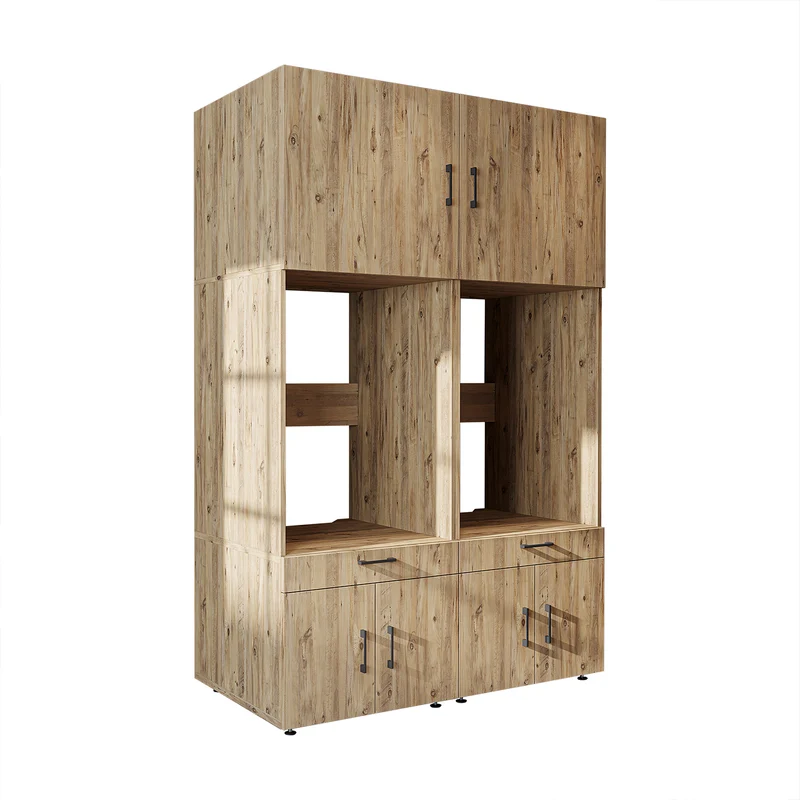 Roomart wasmachinekast SERIE 3, 134 cm, 205 cm hoog, in 3 kleuren