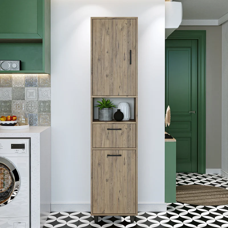RIM - KİRLİ SEPETLİ ÇOK AMAÇLI DOLAP - 200 CM