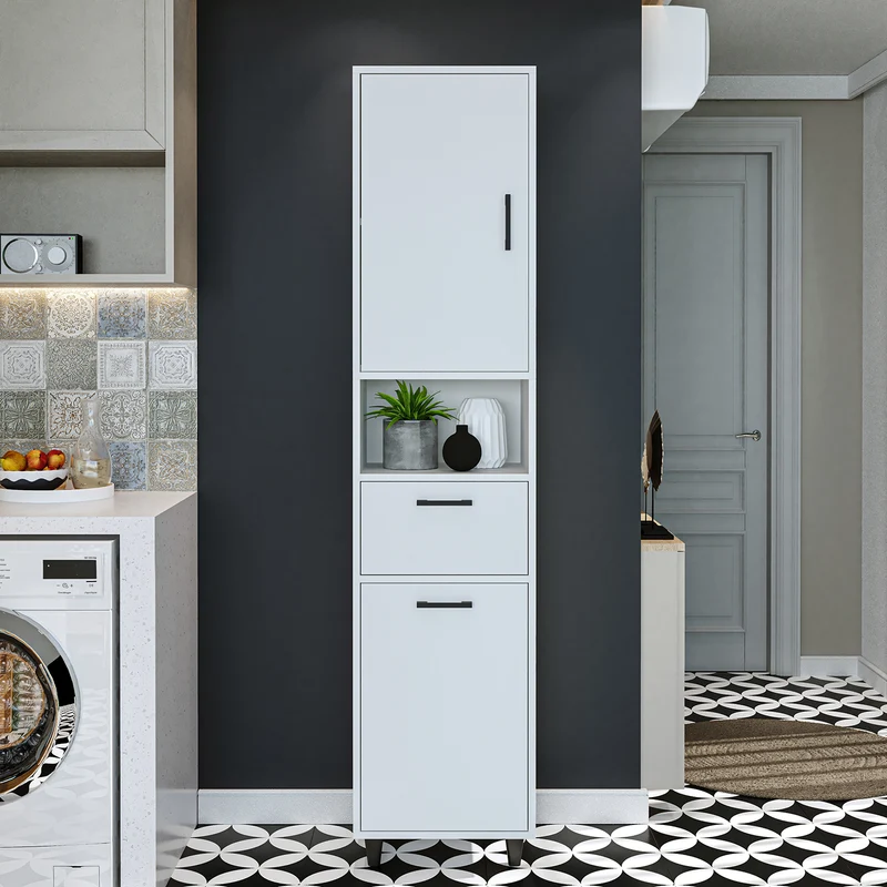 RIM - KİRLİ SEPETLİ ÇOK AMAÇLI DOLAP - 200 CM