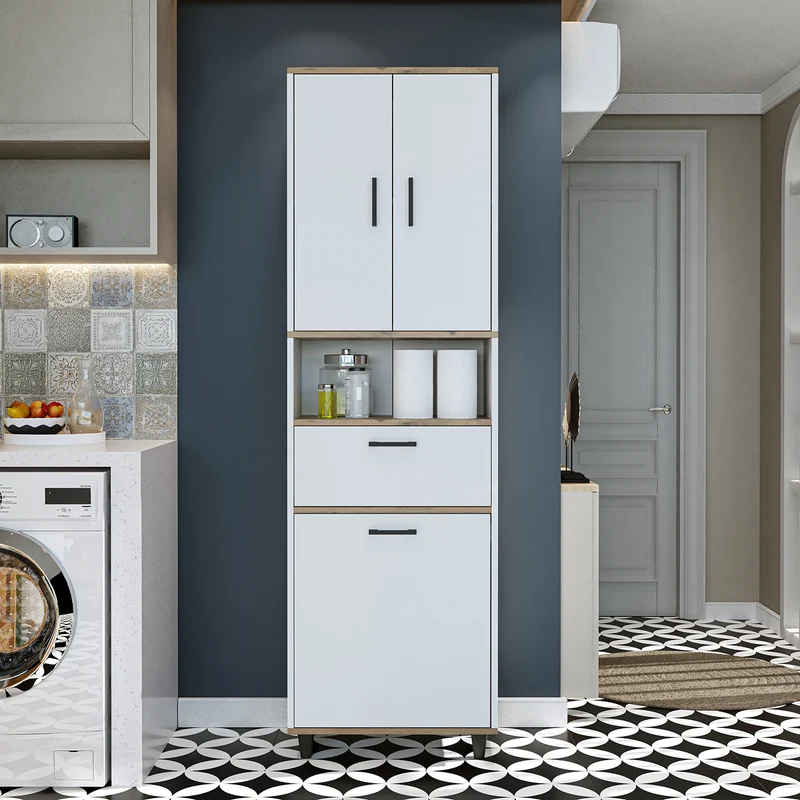 RIM - KİRLİ SEPETLİ ÇOK AMAÇLI DOLAP - 200 CM
