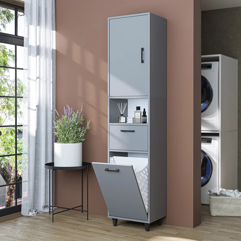 RIM - KİRLİ SEPETLİ ÇOK AMAÇLI DOLAP - 200 CM