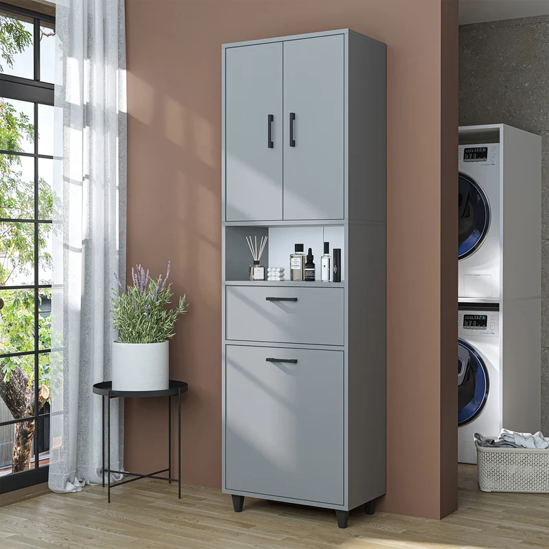 RIM - KİRLİ SEPETLİ ÇOK AMAÇLI DOLAP - 200 CM