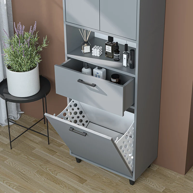 RIM - KİRLİ SEPETLİ ÇOK AMAÇLI DOLAP - 200 CM