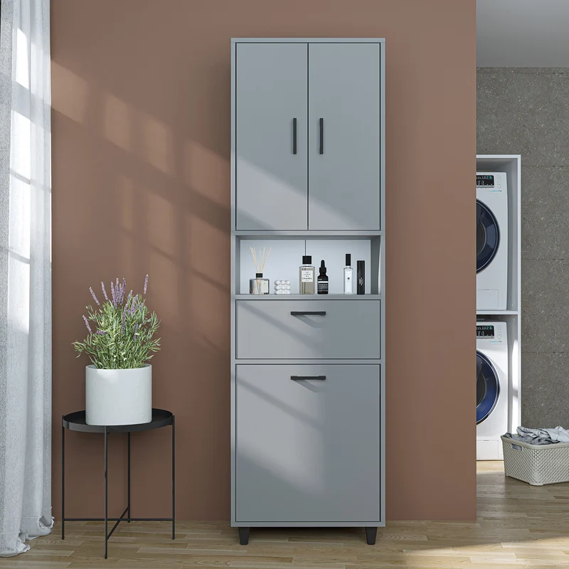 RIM - KİRLİ SEPETLİ ÇOK AMAÇLI DOLAP - 200 CM