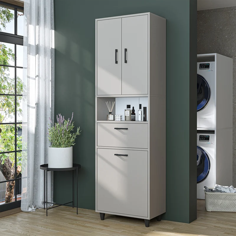 RIM - KİRLİ SEPETLİ ÇOK AMAÇLI DOLAP - 200 CM