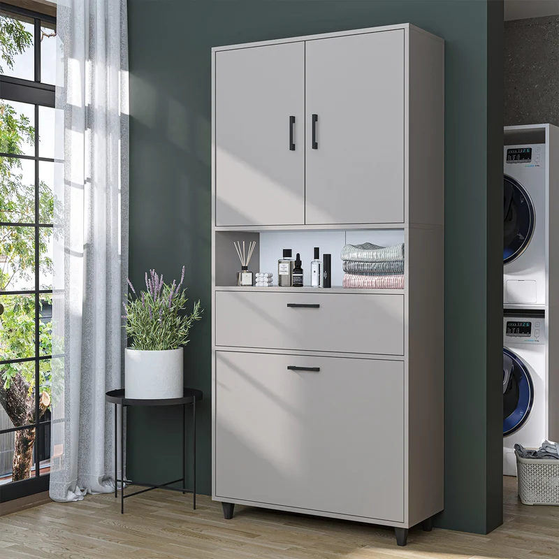 RIM - KİRLİ SEPETLİ ÇOK AMAÇLI DOLAP - 200 CM