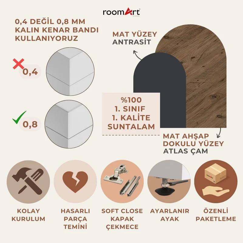 DORA - KAPAKLI ÇAMAŞIR VE KURUTMA MAKİNESİ DOLABI - 185 CM