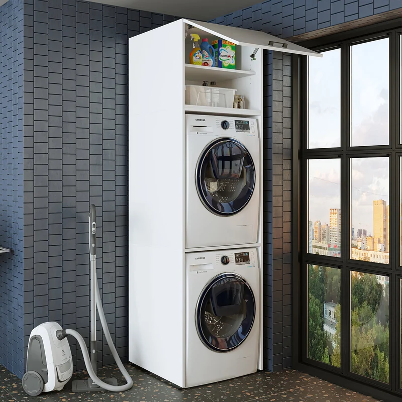 Çamaşır ve Kurutma Makinesi Dolabı - Duo+D2
