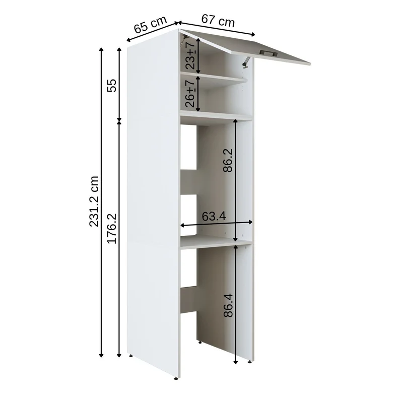 Çamaşır ve Kurutma Makinesi Dolabı - Duo+D2