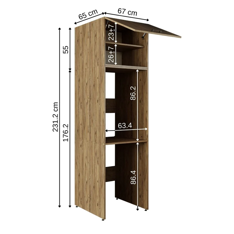 Çamaşır ve Kurutma Makinesi Dolabı - Duo+D2