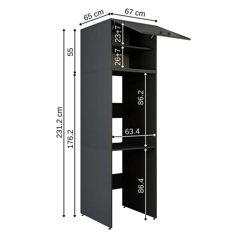 Çamaşır ve Kurutma Makinesi Dolabı - Duo+D2