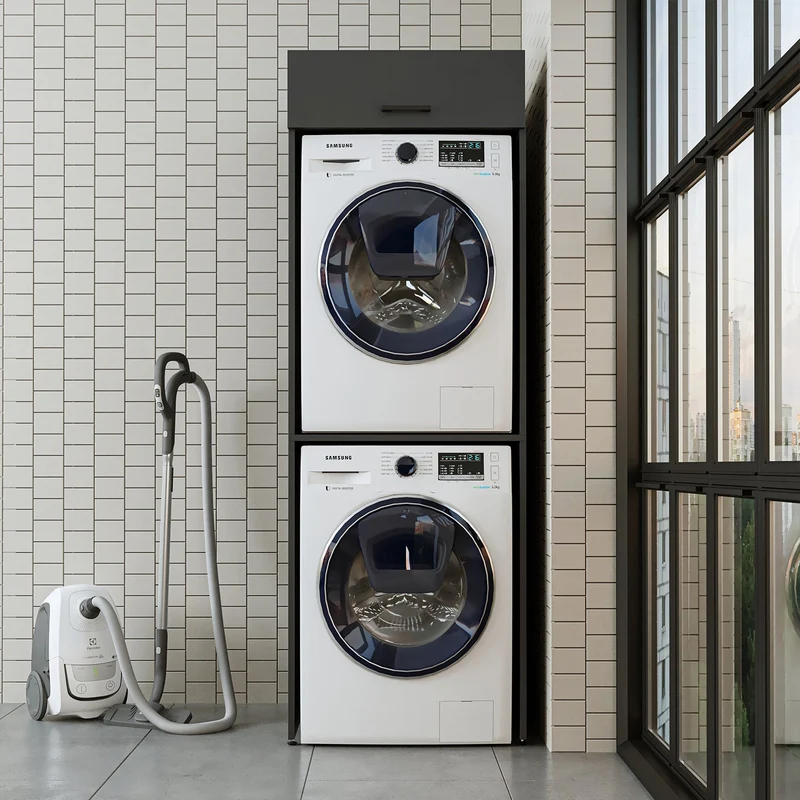 Çamaşır ve Kurutma Makinesi Dolabı - Duo+D1