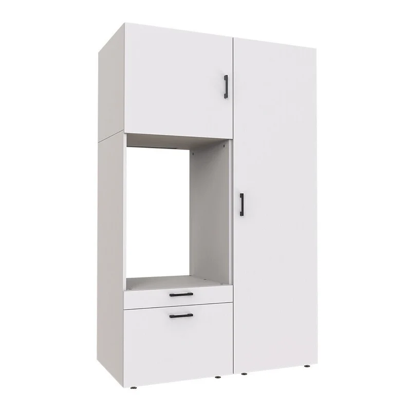 Roomart wasmachinekast SERIE 2, 127 cm, met hoge kast en uittrekplank, in 3 kleuren