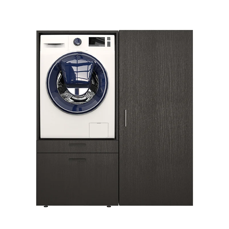 Roomart wasmachinekast SERIE 2, 127 cm, met multifunctionele kast, in 2 kleuren