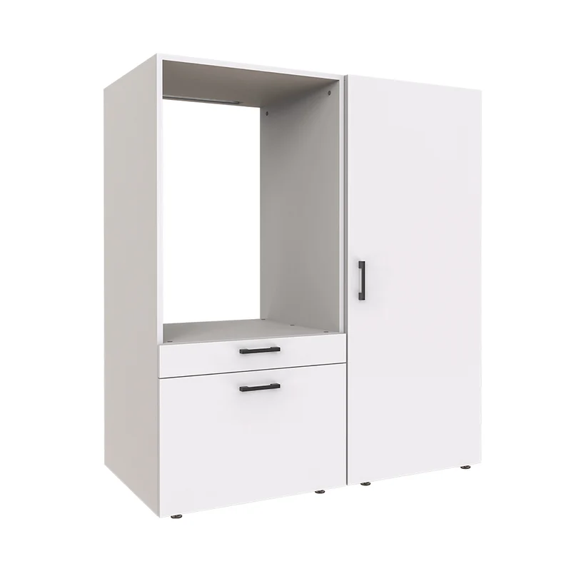 Roomart wasmachinekast SERIE 2, 127 cm, met multifunctionele kast, in 2 kleuren
