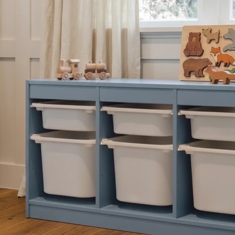 Möbelfarbe ohne Schleifen, Blau 750ml Kreidefarbe ideal für IKEA Möbel, Kreidelack für ca. 6m²
