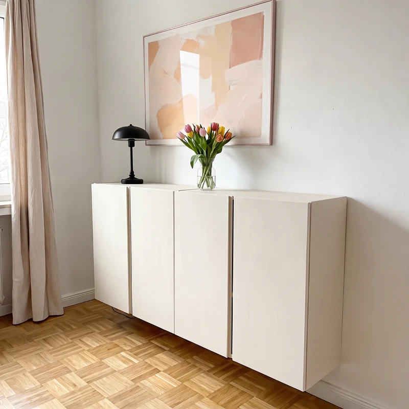 Möbelfarbe ohne Schleifen, Weiß 750ml Kreidefarbe ideal für IKEA Möbel, Kreidelack für ca. 6m²