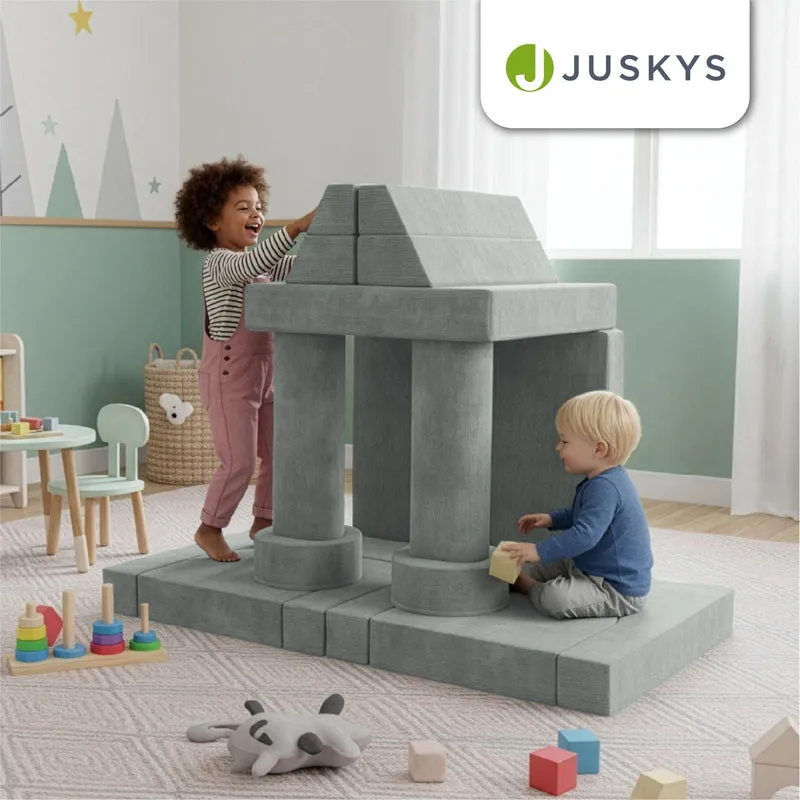 Kindersofa Kayo mit Cord Bezug & Kissen