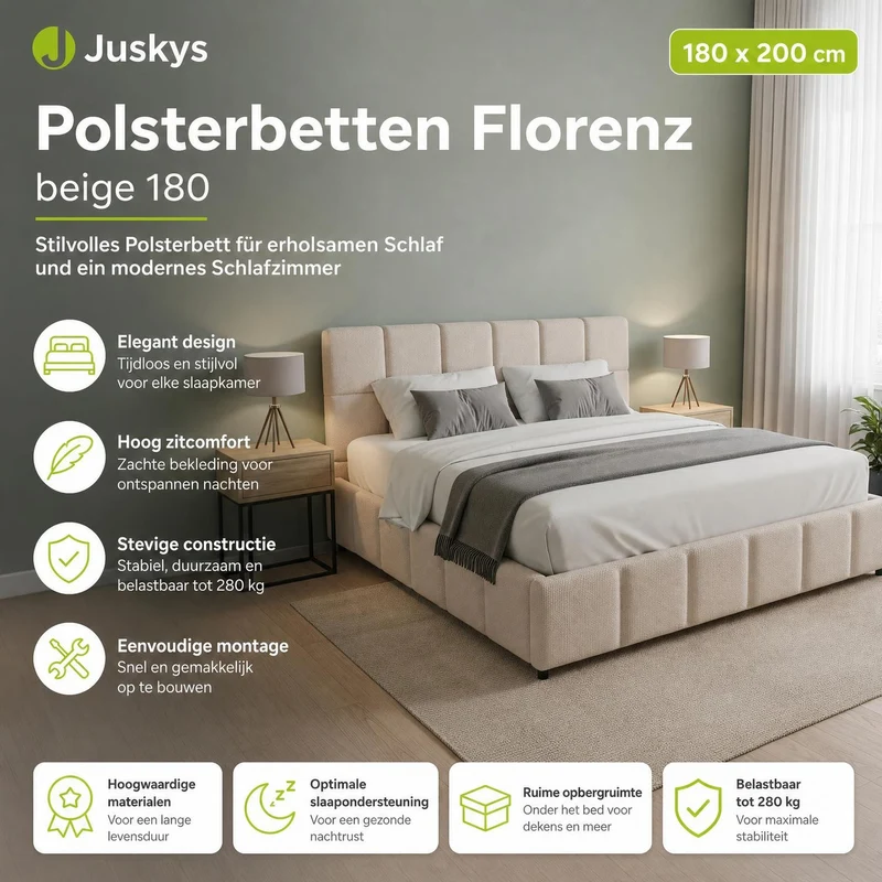 Polsterbett Florenz