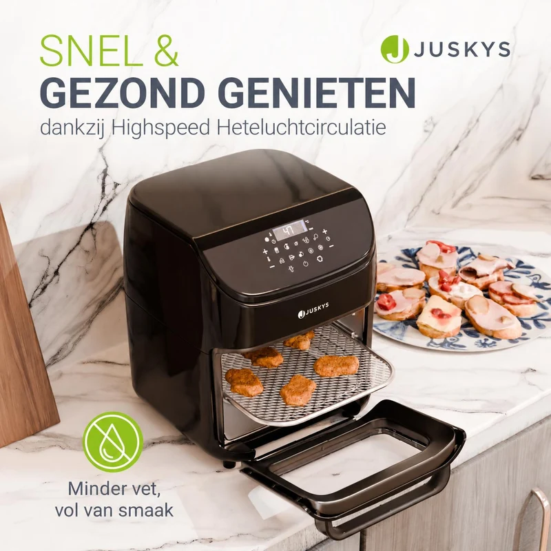 Heißluftfritteuse 12L mit 10 Programmen
