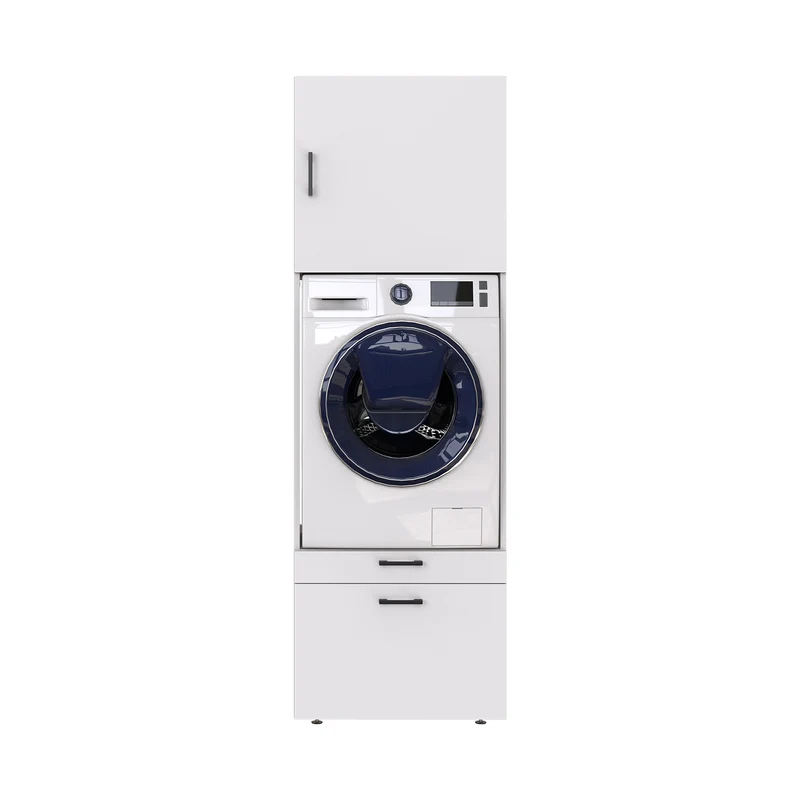 Roomart wasmachinekast SERIE 2, 67 cm, met uittrekplateau en opzetstuk, in 3 kleuren