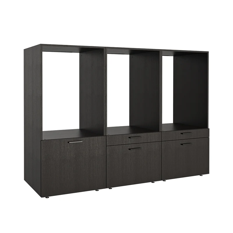 Roomart wasmachinekast SERIE 2, 201 cm, voor 3 apparaten, 145 cm hoog