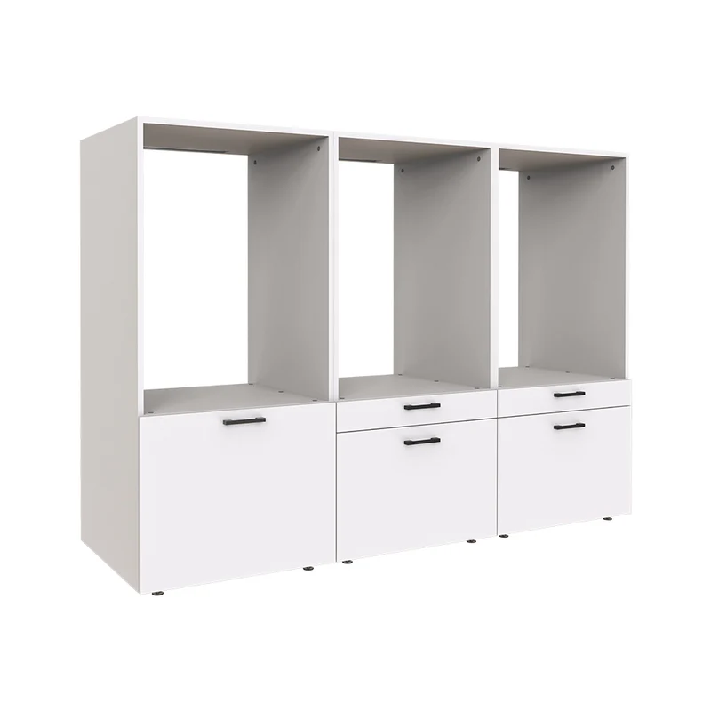 Roomart wasmachinekast SERIE 2, 201 cm, voor 3 apparaten, 145 cm hoog