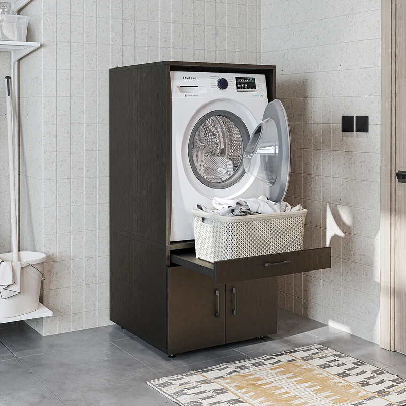 Roomart wasmachinekast SERIE 3, 67 cm, 145 cm hoog, in 3 kleuren