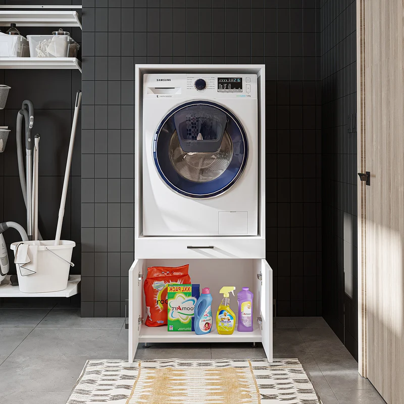 Roomart wasmachinekast SERIE 3, 67 cm, 145 cm hoog, in 3 kleuren