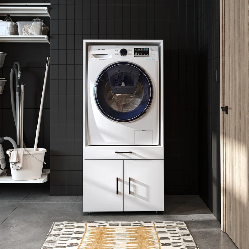 Roomart wasmachinekast SERIE 3, 67 cm, 145 cm hoog, in 3 kleuren