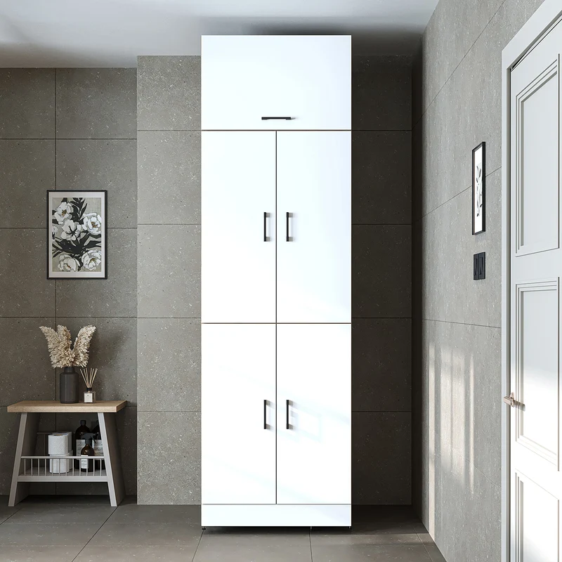 Roomart wasmachinekast DORA-II, 70 cm, voor wasmachine en droger, in 5 kleuren