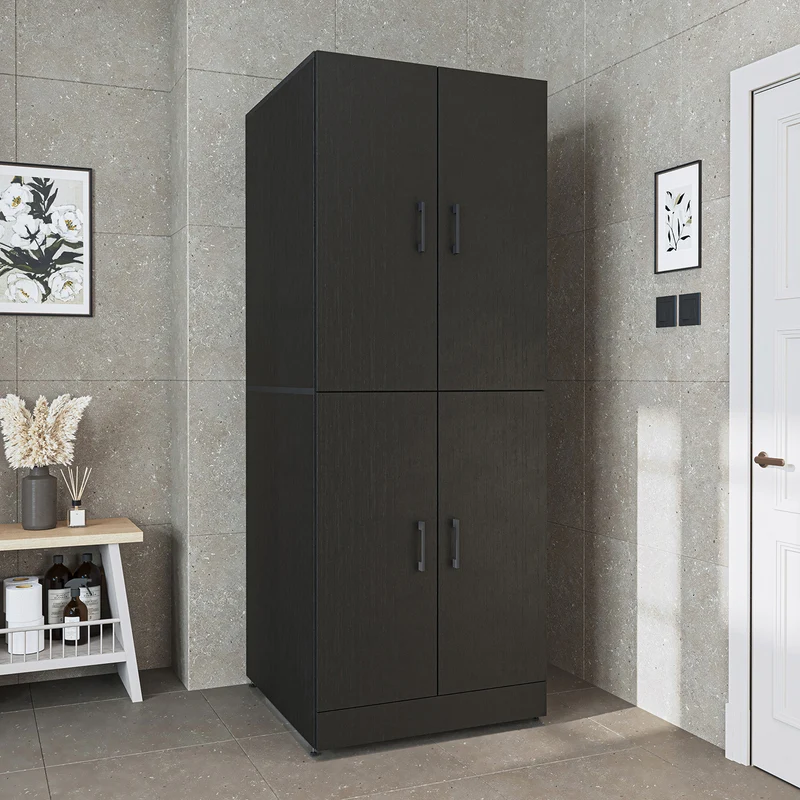 Roomart wasmachinekast DORA-II, 70 cm, voor wasmachine en droger, in 5 kleuren