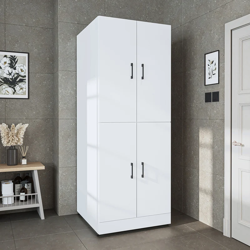 Roomart wasmachinekast DORA-II, 70 cm, voor wasmachine en droger, in 5 kleuren