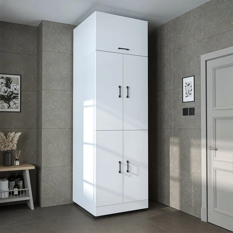 Roomart wasmachinekast DORA-II, 70 cm, voor wasmachine en droger, in 5 kleuren