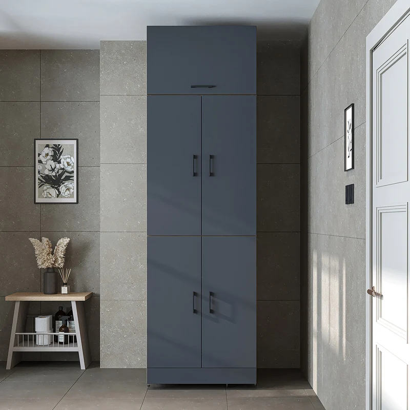 Roomart wasmachinekast DORA-II, 70 cm, voor wasmachine en droger, in 5 kleuren