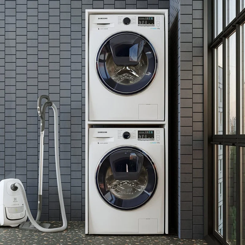Roomart wasmachinekast DUO-II, 67 cm, bovenkast voor wasmachine en droger, in 2 kleuren