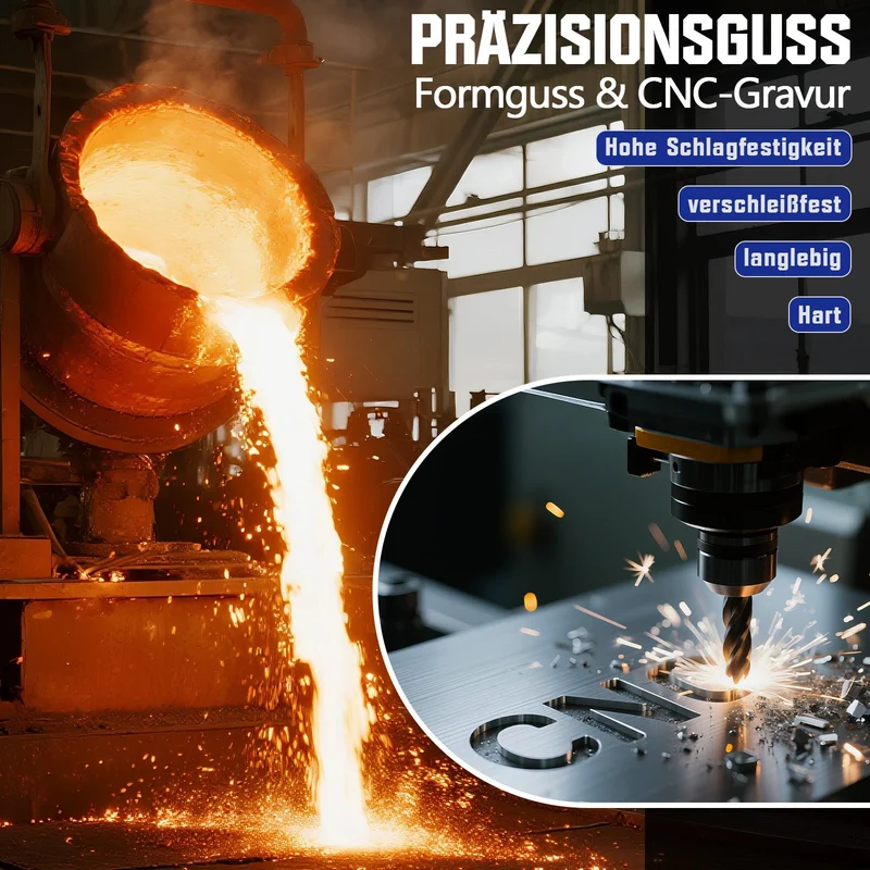XIIW SDS Max Spatenmeißel 435x110mm | Breitmeißel aus 40Cr Stahl für Fliesen, Beton & Erdarbeiten | Meißel für Abbruchhammer
