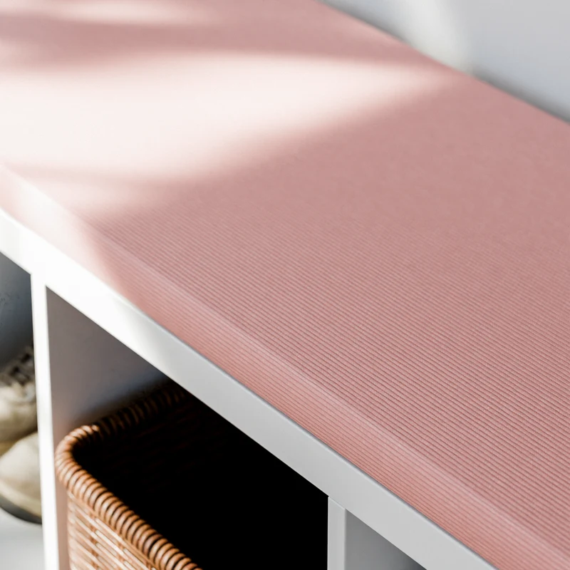 Sitzkissen mit Rosa Cord-Stoff für IKEA Kallax Regal 2er, 3er und 4er