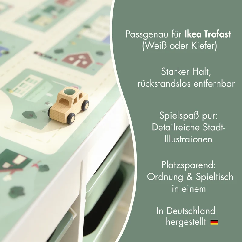 Spielfolie für IKEA Trofast Regal, PVC-freie Klebefolie