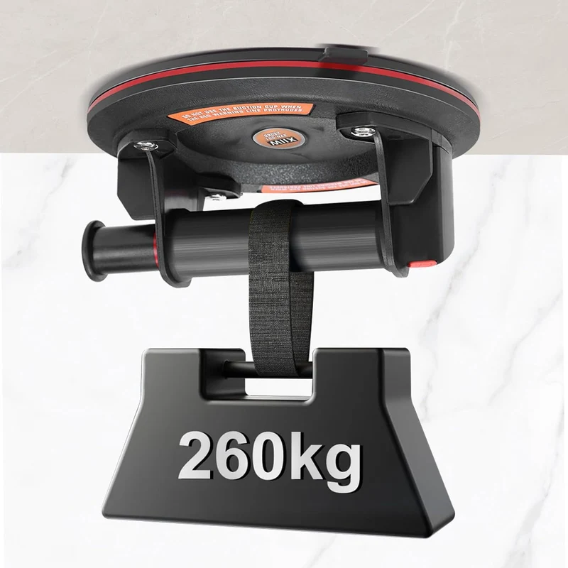 2er Set Vakuum-Saugheber – Max. 260 kg Tragkraft, 200 mm Saugscheibe inkl. Werkzeugkoffer