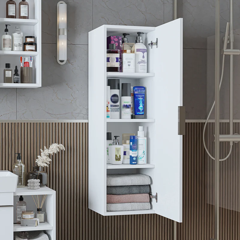 Roomart Badmöbel-Set LYCIA, 50 cm, 4-teilig mit Keramikbecken, in 4 Farben