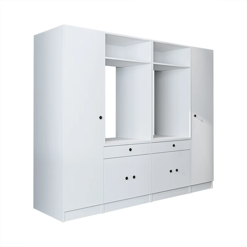 Roomart Waschmaschinenschrank SERIE 1, 224 cm, Schrankwand für zwei Geräte, in 3 Farben