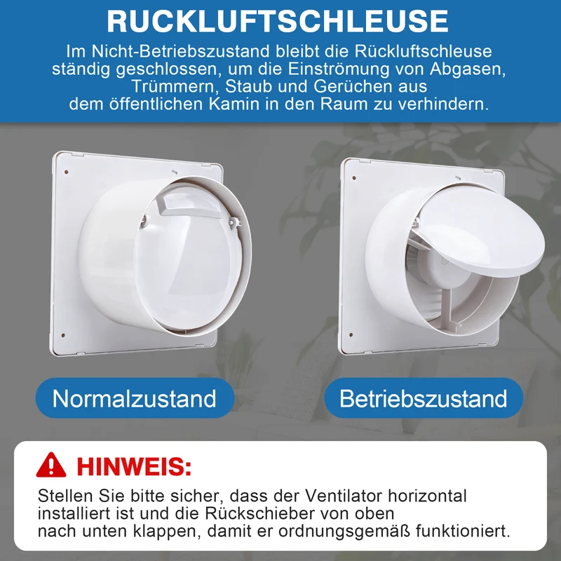 Leiser Solarventilator 150mm – Akku-betrieben, ideal für Hühnerstall, Gewächshaus & Schuppen