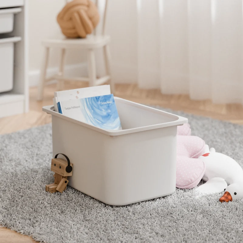Große Box „TRÖVI“ für IKEA Trofast Regale - 42 x 30 x 23 cm in Weiß