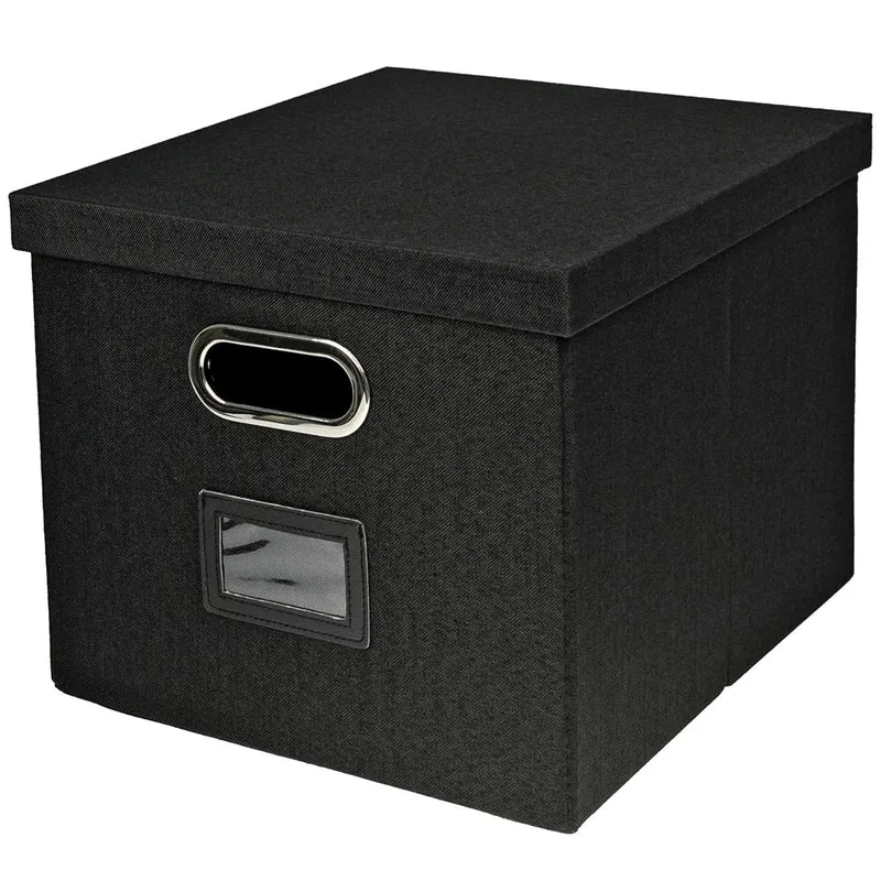 Kallax Box für Hängeregister DIN A4, Stoffbox für Hängemappen, 33 x 37,5 x 28cm